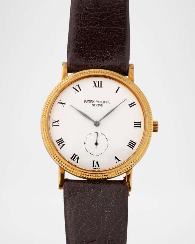 Patek Philippe 18K Yellow Gold Calatrava 33mm Vintage 1991 Watch